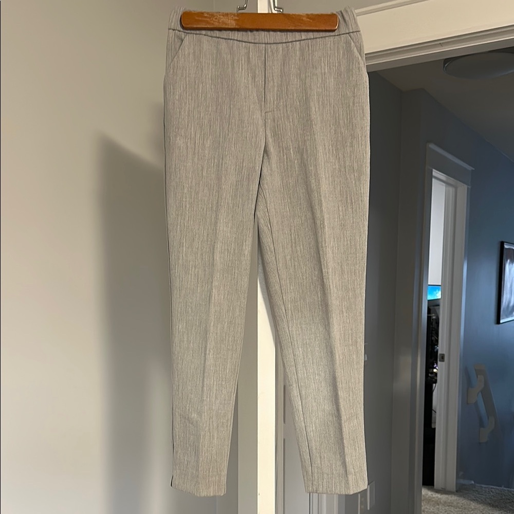 Zara Gray Dress Pants Elegant Straight Leg